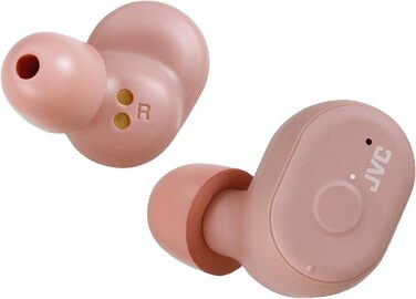 Бездротові навушники-вкладиші JVC HA-A10T-PU Bluetooth, Dusty Pink, IPX5, піна з ефектом пам'яті, 14 годин роботи