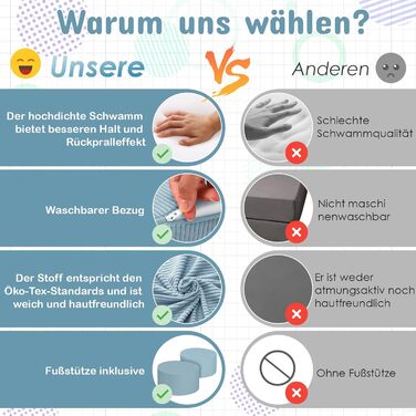 Дитяче ігрове диван-крісло, 15-ти частинний модульний диванчик для дітей, з сертифікатом Oeko-Tex 100, з м'якого велюру (блакитний)