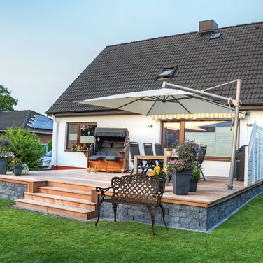 Relaxdays Антична лавка для саду з розами