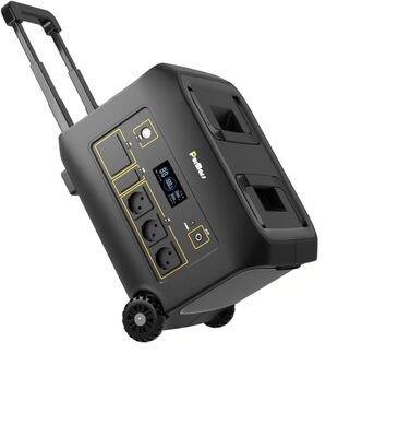 Портативна електростанція 300W (макс. 500W), 288Wh (90000mAh), сонячний генератор з чистою синусоїдою 230V AC, LiFePO4 акумулятор, для кемпінгу, подорожей та надзвичайних ситуацій (B1200E)