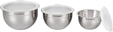Набір мисок LE CREUSET з нержавіючої сталі (3 шт.) з кришкою, 41901000010000