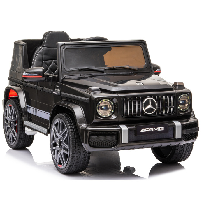 Дитячий електромобіль Mercedes G63 з шкіряним сидінням та пультом керування