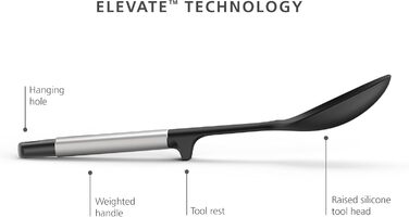 Набір кухонних аксесуарів Joseph Joseph Elevate 5 шт. з силікону, BPA-free, стійкий до нагрівання, з антипригарним покриттям, з нержавіючої сталі
