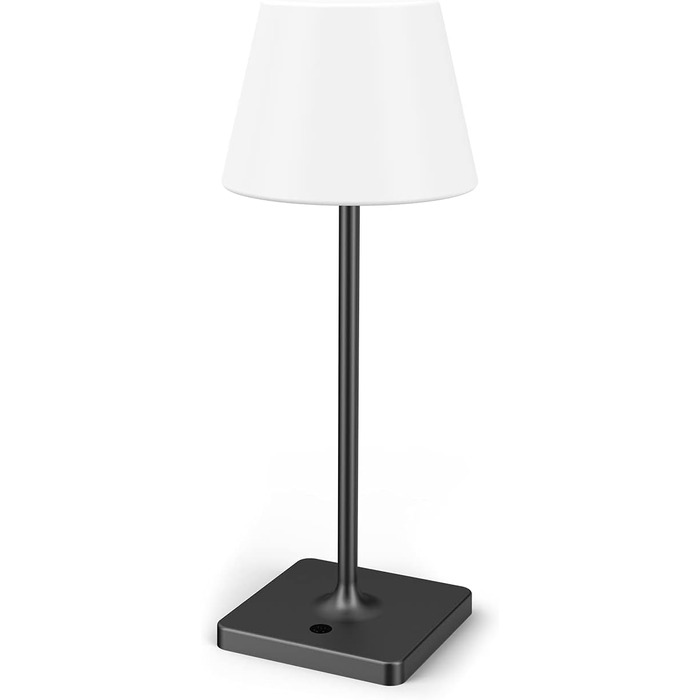 LED настільна лампа Infray з акумулятором, диммування, IP44, для дому та вулиці (чорний)