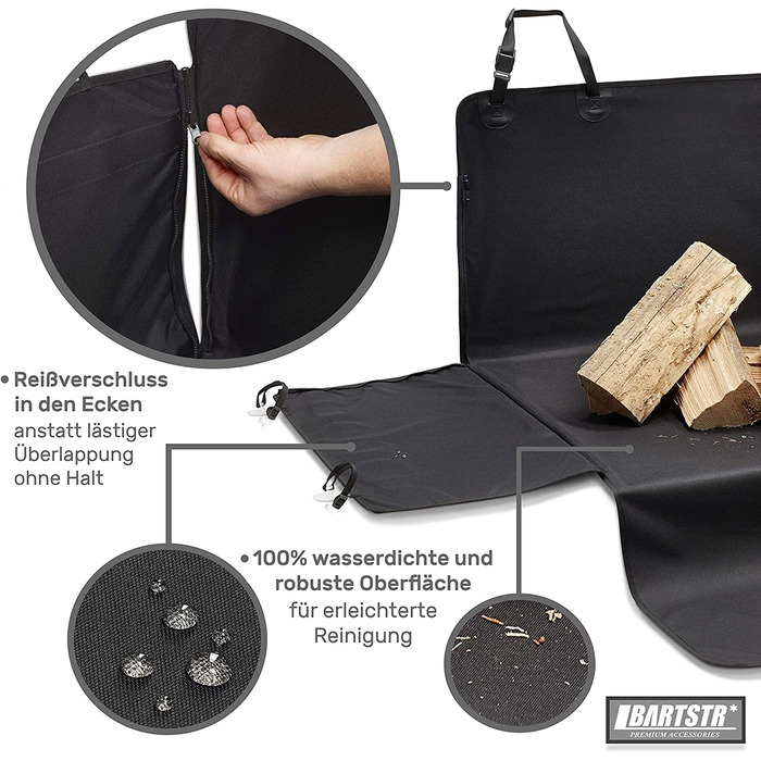 Захисний чохол для багажника bartstr універсал для універсала захисний килимок для багажника водонепроникний з бічним захистом і захистом бампера-плюс сумка через плече XL