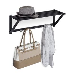 Настінна вішалка Relaxdays з полицею