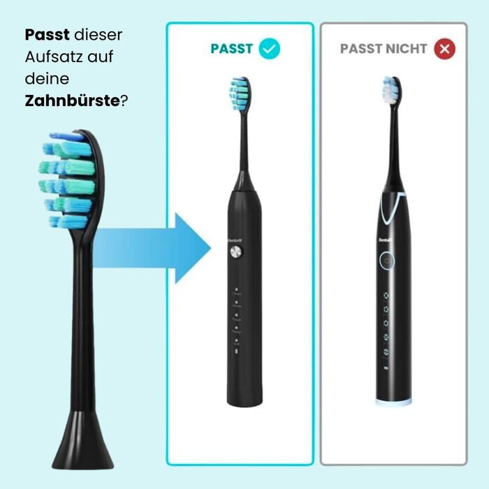 Електрична звукова зубна щітка з 5 режимами та акумулятором на 120 днів – ультразвукова щітка з розумною насадкою (Black 2 змінні насадки)