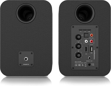 Активна акустика VULKKANO A4 ARC, 4-дюймовий динамік, Bluetooth 5.0, HDMI, оптика, USB, вихід на сабвуфер