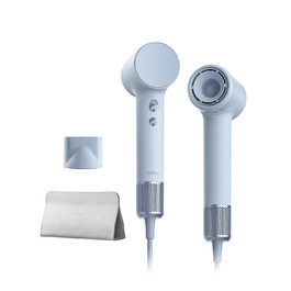 Компактний фен для волосся Laifen Mini з безщітковим двигуном (110 000 об/хв) та іонізацією, швидкий та тихий дорожній фен, синій