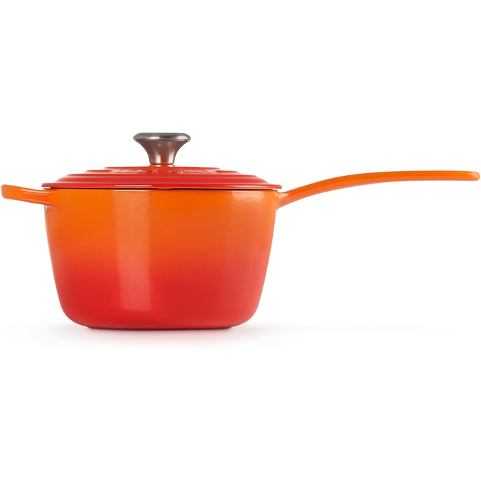 Каструля з нержавіючої сталі Le Creuset Signature, 18 см, 1.8 л, для всіх типів плит (включно з індукцією), 18 см, сірий, 21181180902430