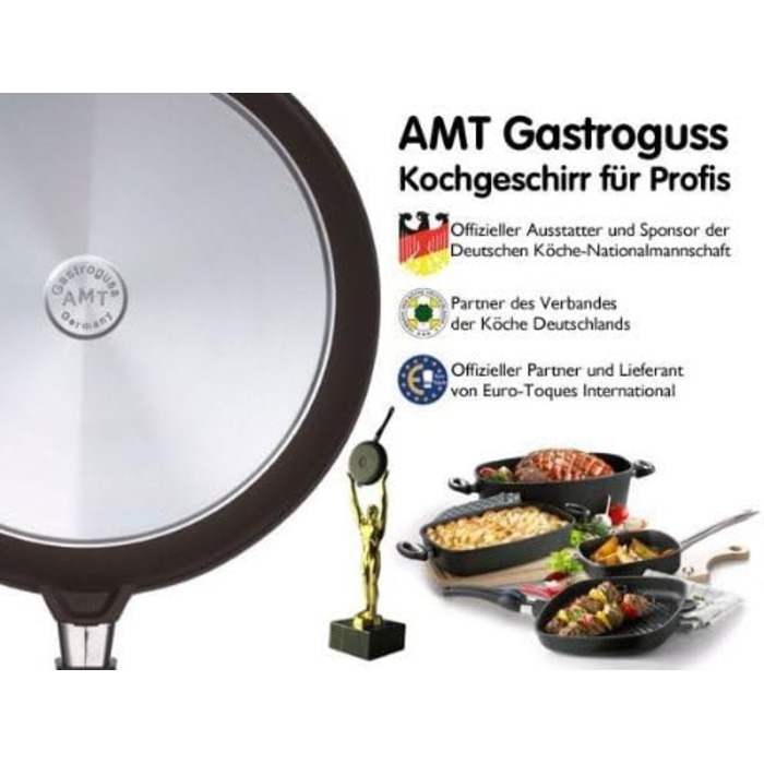 Каструля Gastroguss Milchtopf з нержавіючої сталі, Ø 18 см, 10 см висота, з міцною ручкою, Lotan® Antihaft, алюмінієвий лит, не для індукції, AMZN-918