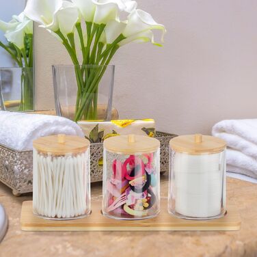 Контейнер для ватних паличок Relaxdays з підставкою