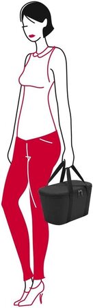 Термосумка Reisenthel Coolerbag (2 шт) чорна - для пікніка, покупок, в дорогу. Якісний поліестер.