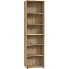 Книжкова шафа Newroom Shelf Artisan Oak Modern - 73.7x85.5x34.8 см (ШxВxГ) - Шафа з стоячою полицею - Lucius.Sixteen Кабінет Вітальня (09- Полиця V2)