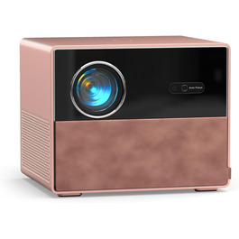 Проектор Mini Beamer 1080P Full HD 23000L з автофокусом, корекцією трапеції, WiFi6, Bluetooth, 4K, 360° обертання для телефону