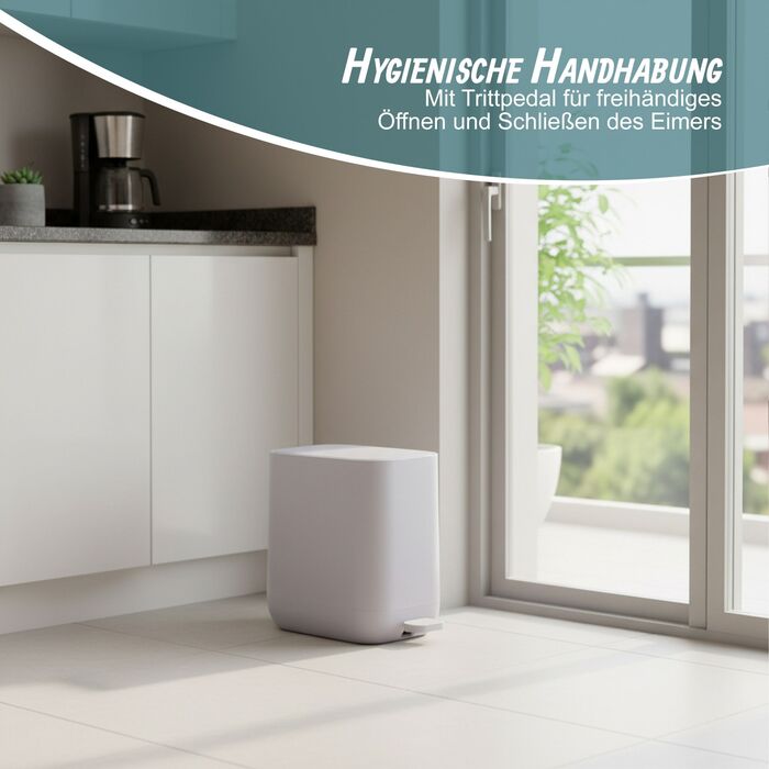 Відро для сміття Relaxdays, 7 літрів