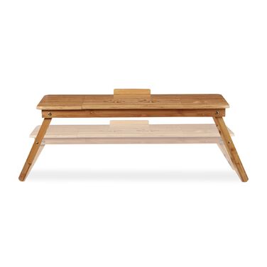 Столик для ноутбука Relaxdays з бамбука XL