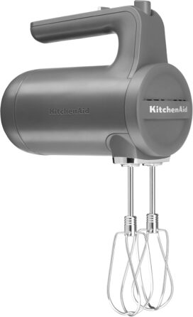 KitchenAid 5KHMB732EDG: Бездротовий ручний міксер антрацитового кольору, 7 швидкостей