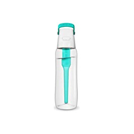 Пляшка з фільтром Dafi Solid / бірюзовий колір 0,7 л / усуває присмак і запах хлору, використовується вдома, на тренуваннях, в