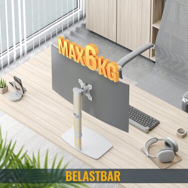 Кріплення для монітора RICOO TS4011: настільна підставка VESA для моніторів 17-32 дюймів, регульована, гнучкий кріплення