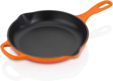 LE CREUSET Signature сковорода з чавуну, діаметр 20 см, для всіх типів плит (включаючи індукційні), 1,51 кг, чорна матова, 20182200900422