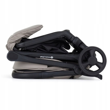 Легка компактна прогулянкова коляска Petite&Mars Flip до 22 кг / Platinum Grey