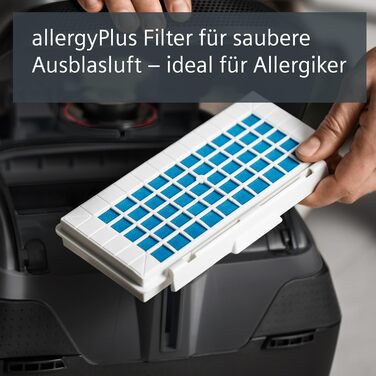 Пылесос Siemens Z7.0 VSZ7X500 с мешком для сбора пыли: для аллергиков, тихий, 650 Вт, серый