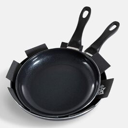 Набір для сковороди BK Vivid (24 см і 28 см), керамічне антипригарне покриття, не містить PFAS, підходить для індукції, можна мити в посудомийній машині
