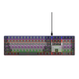 Дротова механічна клавіатура GamePro MK145R Red Switch Low Profile Dark Gray