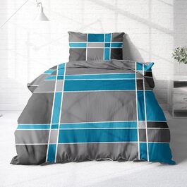 Комплект постільної білизни Dreamy Beaver Check 135x200 см, 2 шт. и, 100 бавовна, різнокольоровий