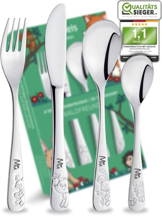 Дитячий столовий набір з гравіюванням 