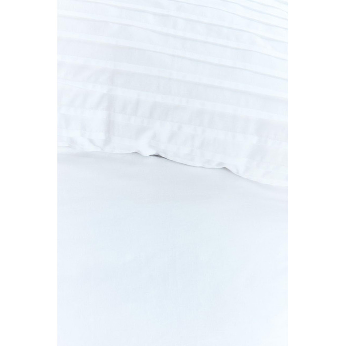Постільна білизна Постільна білизна з чистої бавовни 2 шт. и Підковдра 135 х 200 см Наволочка 80 х 80 см Квіткова церемонія 171994 Plisado White