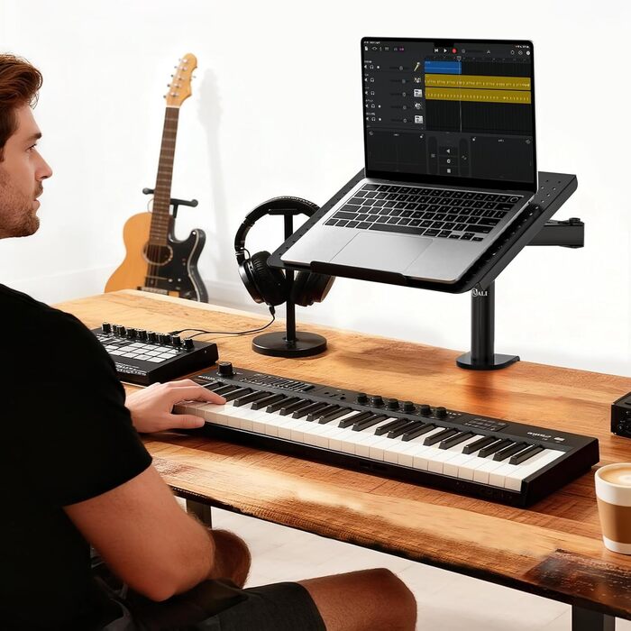 Підставка для ноутбука WALI на стіл - ергономічна, для 17