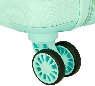 Набір валіз Movom Galaxy, блакитний, 55/68 см, ABS, з комбінаційним замком, 111 л, 6,56 кг, 4 колеса, для багажу, ручна, середній та великий, Azulon