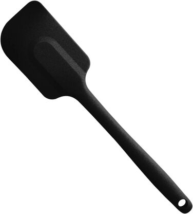 Силіконова лопатка Mastrad - термо- і холодостійка, гігієнічна, легко миється, ергономічна, чорна