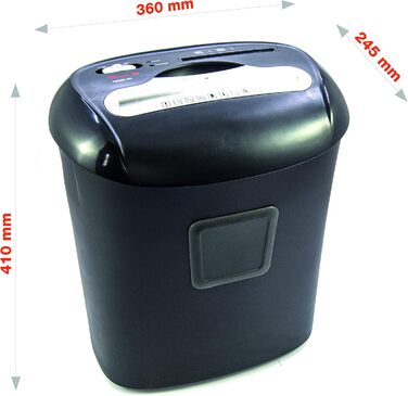 Шредер для паперу Peach Partikelschnitt PS500-40A: 10 листів, 21 літр, P-4, DSGVO Konform