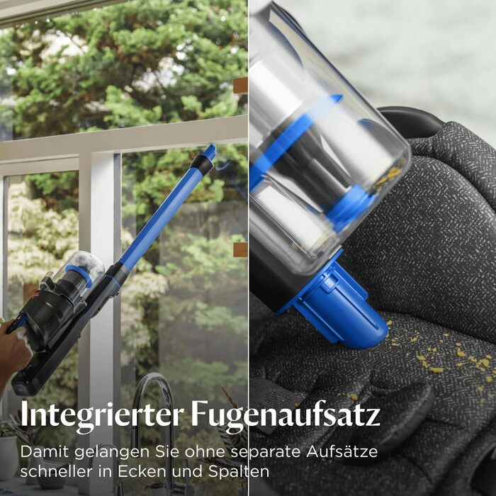 Акумуляторний пилосос Bissell PowerClean FurGuard для шерсті тварин з HEPA-фільтром, 2500 mAh, 50 хв роботи