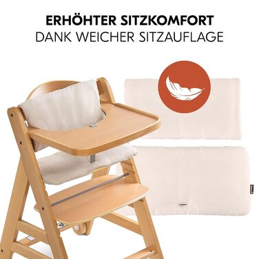 Дитячий стільчик Hauck Alpha Move Newborn Set - регульований, з підставкою для новонароджених та піднос