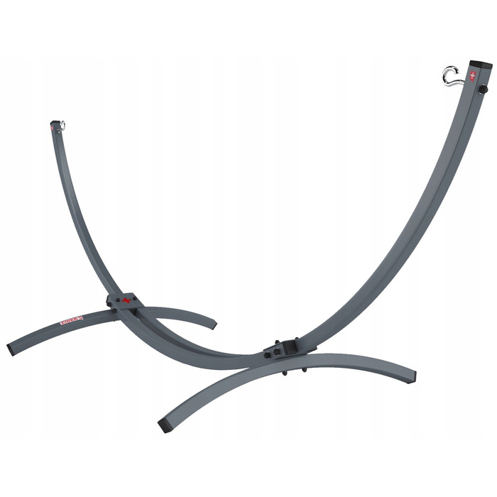 Гамак на стійці ZIDER, багатоколірний, навантаження до 300 кг, 364 x 160 см