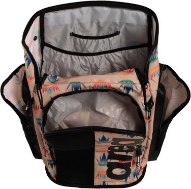 Рюкзак Arena Team 45 великий спортивний рюкзак, рюкзак для подорожей, спорту, плавання та відпочинку, пляжний рюкзак з відділенням для мокрого одягу та посиленим дном, 45 літрів (Desert Vibes)