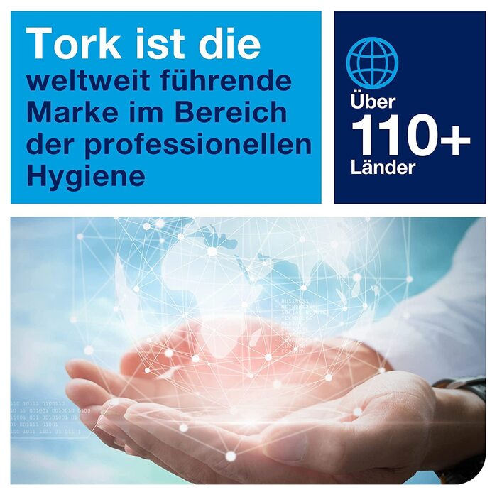 Міні-диспенсер для рушників Tork заправка - H2 - Універсальні паперові рушники (20x250 аркушів)