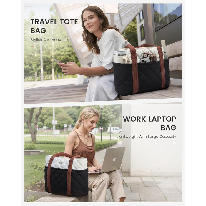 Сумка LOVEVOOK Shopper: містка, легка, з відділенням для ноутбука 15.6