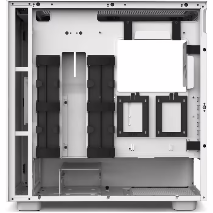 Ігровий корпус ATX Mid-Tower - USB-C - скляна бічна панель - водяне охолодження - білий, 7 -