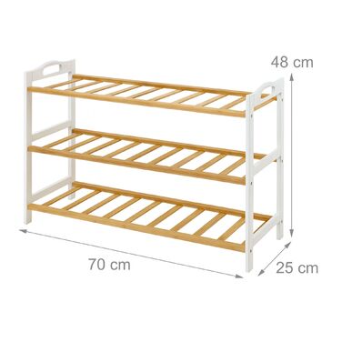 Стелаж для взуття Relaxdays з бамбука