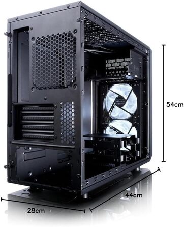 Корпус для ПК Fractal Design Focus G Mini Black із бічним вікном, міні-тауер, для геймінгу, чорний