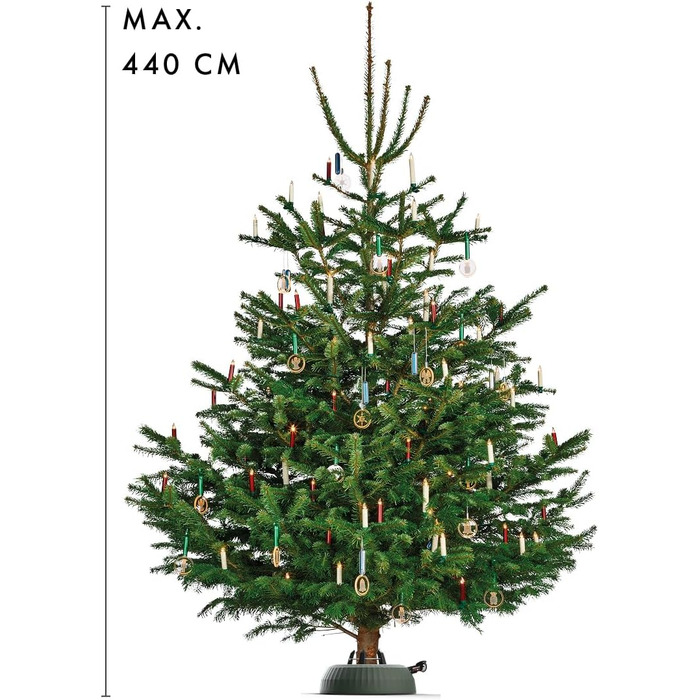 Підставка для ялинки KRINNER X-Series Deluxe X-440 з педаллю та резервуаром 11 л (до 4,4 м)