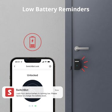 Розумний замок SwitchBot Wi-Fi дверний замок без ключа, поміщається за лічені хвилини, чудово підходить для Airbnbs та оренди житла для відпочинку