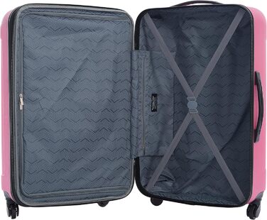 Набір валіз Travelers Club Midtown Hardside, Bubble Gum (рожевий)