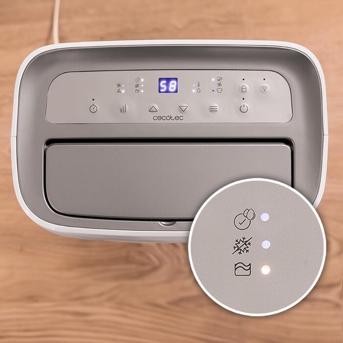 Зволожувач повітря Cecotec Big Dry 4000 Expert Connected: 10л/день, Wi-Fi, R290, LED, 60м²