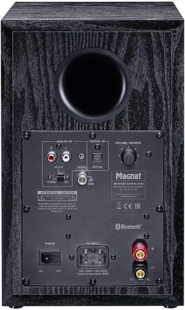 Активний динамік Bluetooth, фонопідсилювач, 1 пара чорний, 2000